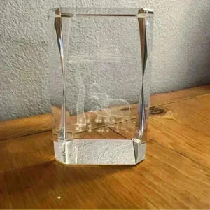 Laser cut mother and child elephant decoration